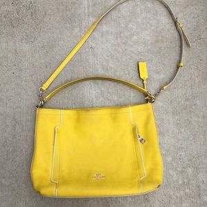 Banana yellow crossbody bag from Coach